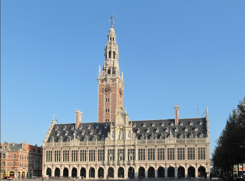 Universitätsbibliothek und Bibliotheksturm, Leuven, Flemish Brabant, Belgium